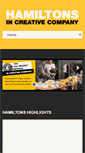 Mobile Screenshot of hamiltons-advertising.co.za